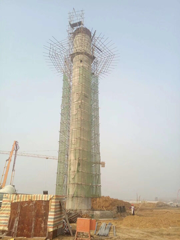 混凝土烟囱新建