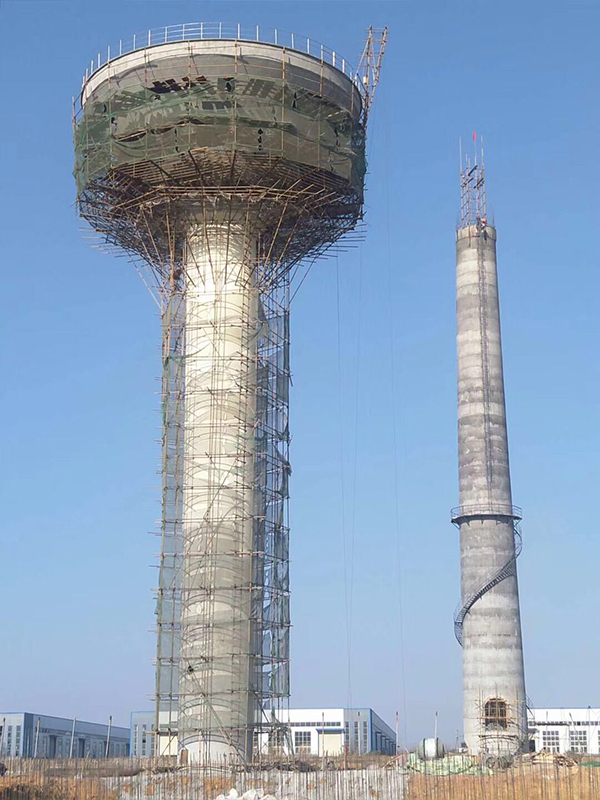 混凝土烟囱新建